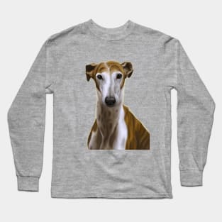 Sighthound painting Long Sleeve T-Shirt
